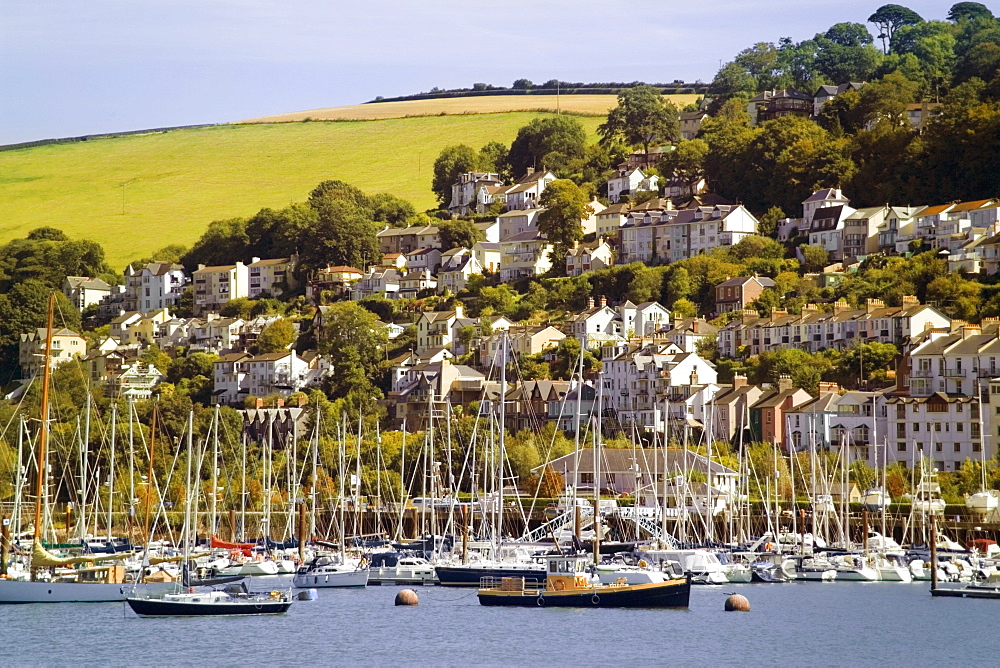 River Dart estuary, Dartmouth, South Hams, Devon, England, United Kingdom, Europe