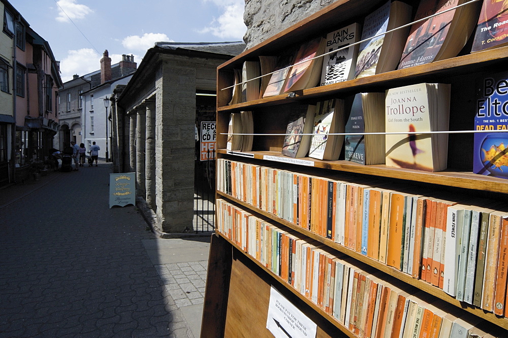 Bookstalls, Hay on Wye, Powys, mid-Wales, Wales, United Kingdom, Europe