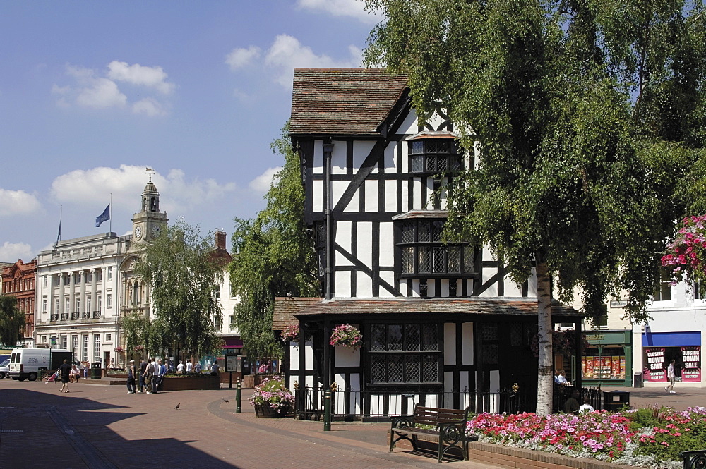 Town centre, Hereford, Herefordshire, Midlands, England, United Kingdom, Europe