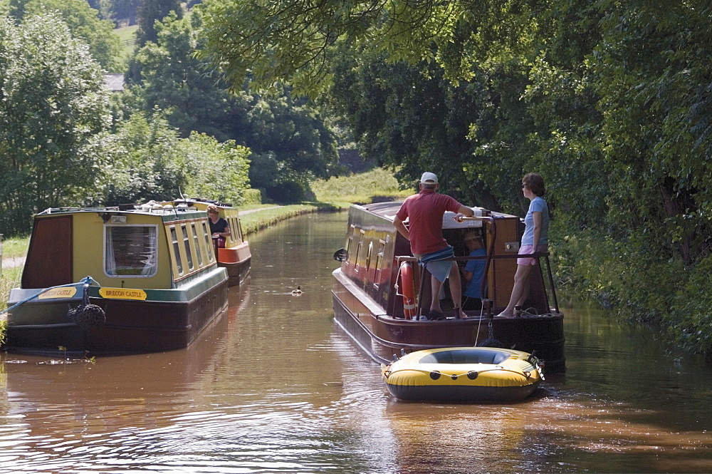 Tal y Bont, Monmouth and Brecon canal, Powys, mid-Wales, Wales, United Kingdom, Europe