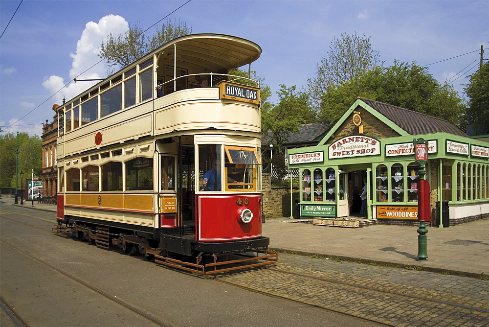 National Tramway Museum, Crich, Peak District National Park, Derbyshire, England, United Kingdom, Europe