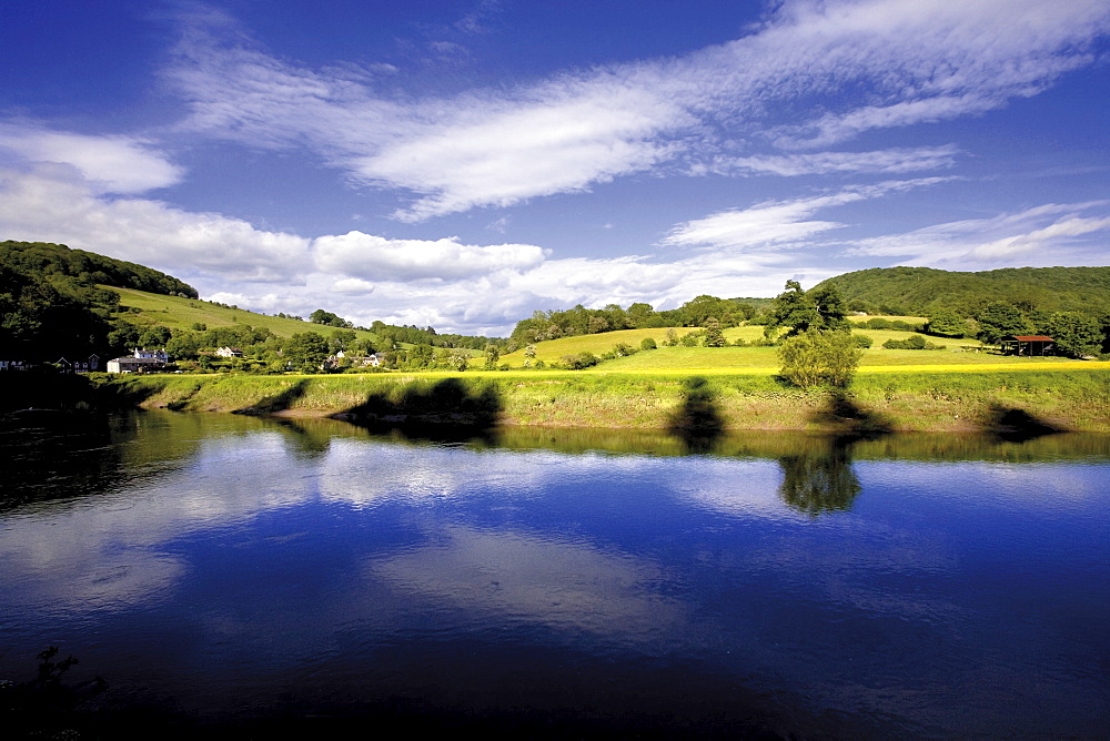 River Wye near Tintern, Monmouthshire, Wales, United Kingdom, Europe