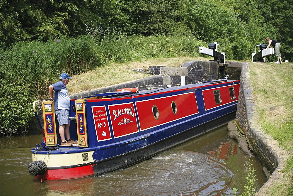 Tardebigge canal village, Worcestershire and Birmingham Canal, Worcestershire, England, United Kingdom, Europe