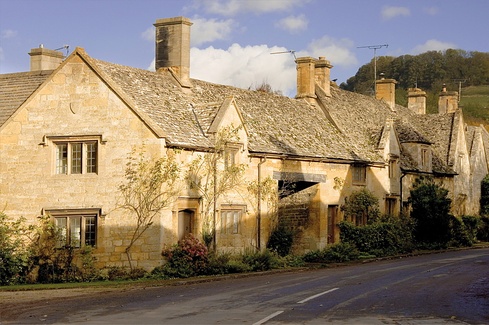 Stanton village, the Cotswold Way footpath, Cotswolds, Gloucstershire, England, United Kingdom, Europe