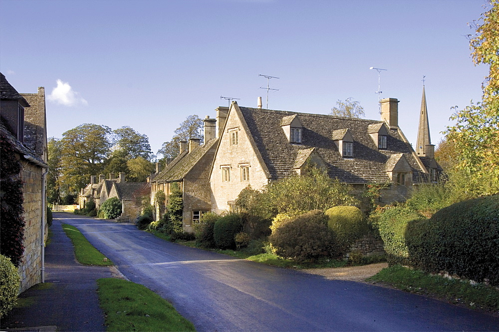 Stanton village, the Cotswold Way footpath, Cotswolds, Gloucstershire, England, United Kingdom, Europe