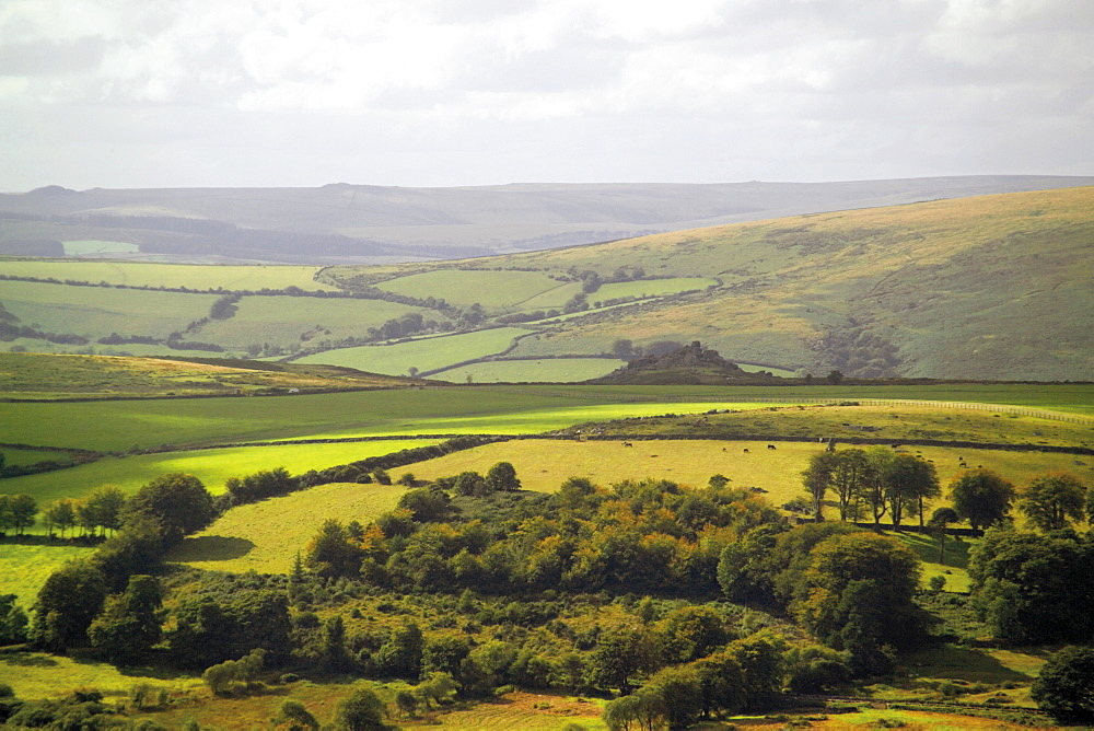 View from Hay Tor, Dartmoor National Park, Devon, England, United Kingdom, Europe