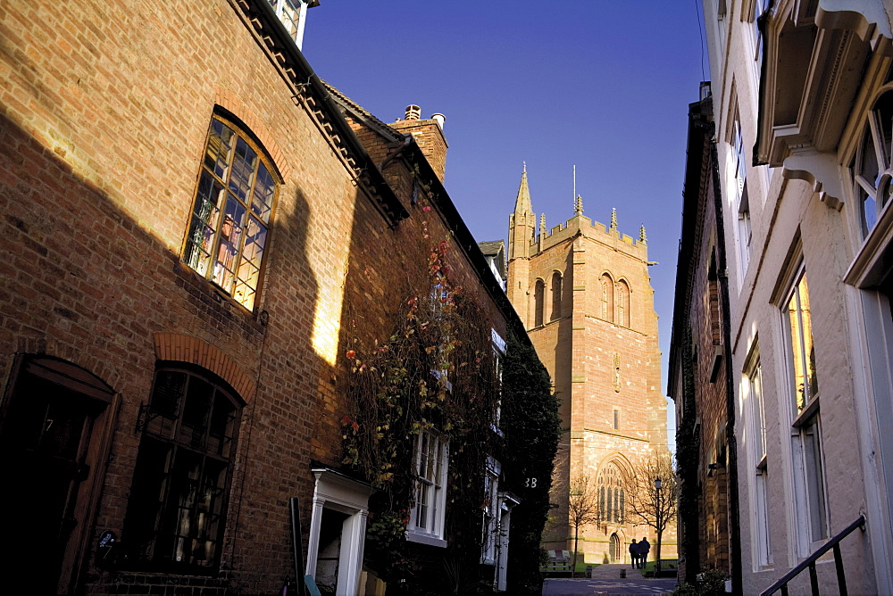 St. Leonard's church, Upper Town, Bridgnorth, Shropshire, England, United Kingdom, Europe