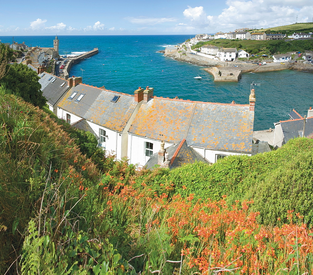 The holiday resort town of Porthleven, Cornwall, England, United Kingdom, Europe