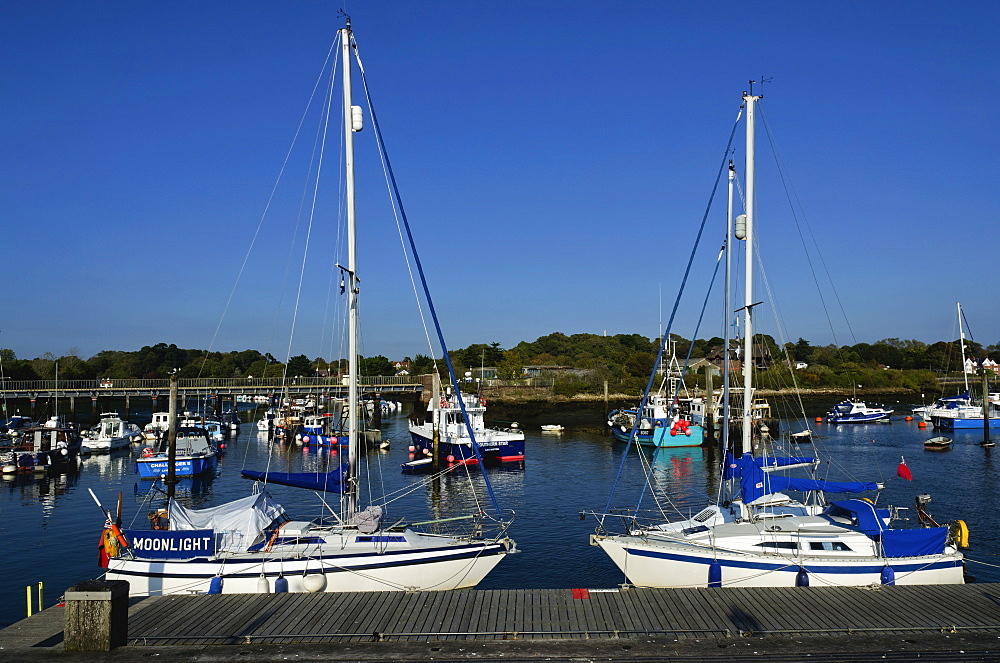 Old Town Quay, Lymington, Hampshire, England, United Kingdom, Europe