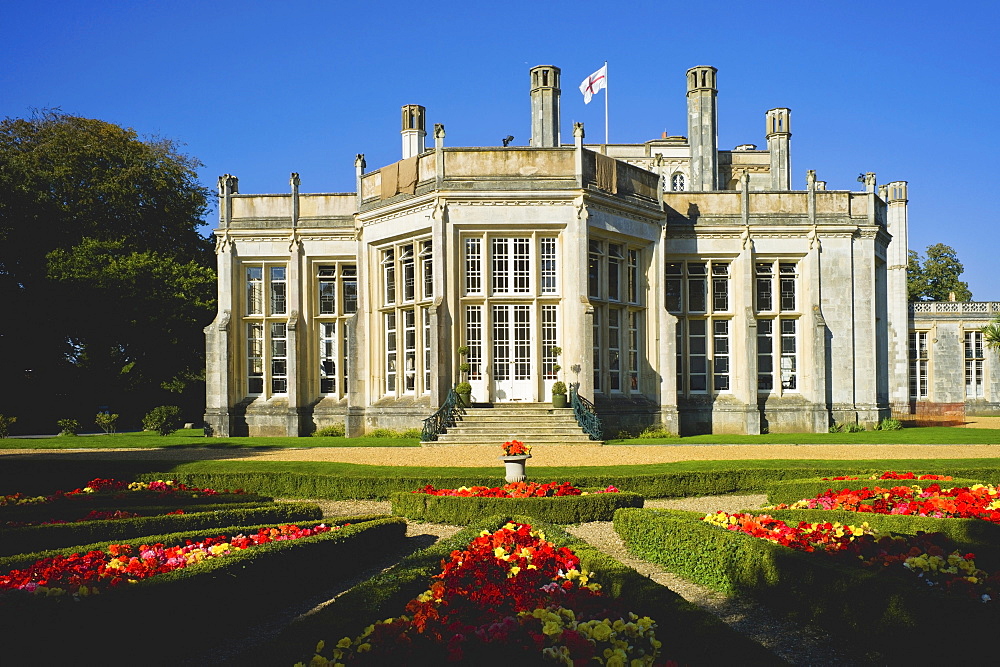 The exterior of Highcliffe Castle, Dorset, England, United Kingdom, Europe