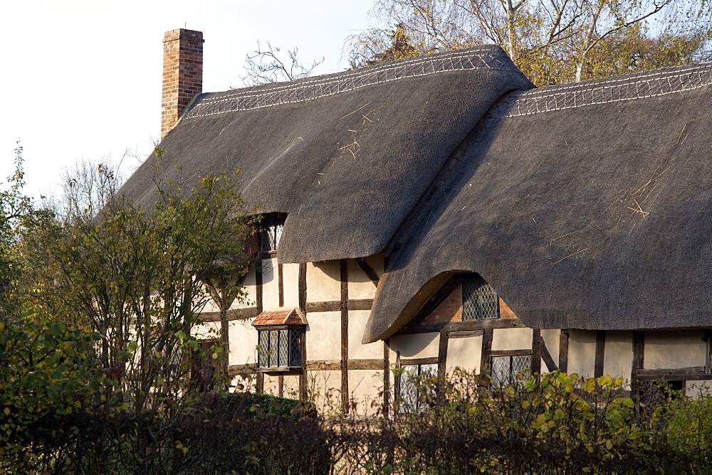 Anne Hathaway's cottage, home of William Shakespeare's wife, Shottery, Strratford-upon-Avon, Warwickshire, England, United Kingdom, Europe