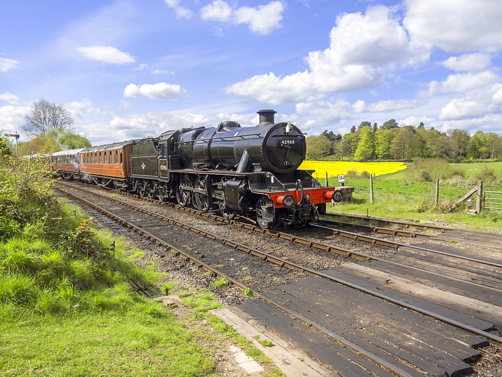 Severn Valley Preserved Steam Railway, Arley Station, Worcestershire, England, United Kingdom, Europe