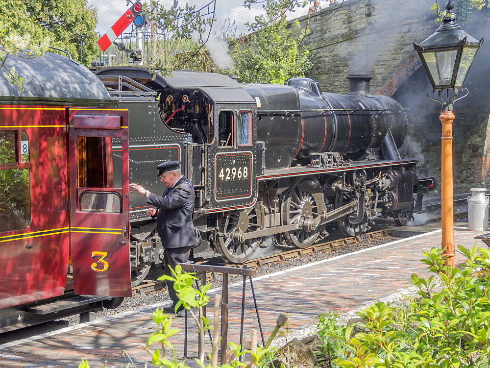 Severn Valley Preserved Steam Railway, Arley Station, Worcestershire, England, United Kingdom, Europe