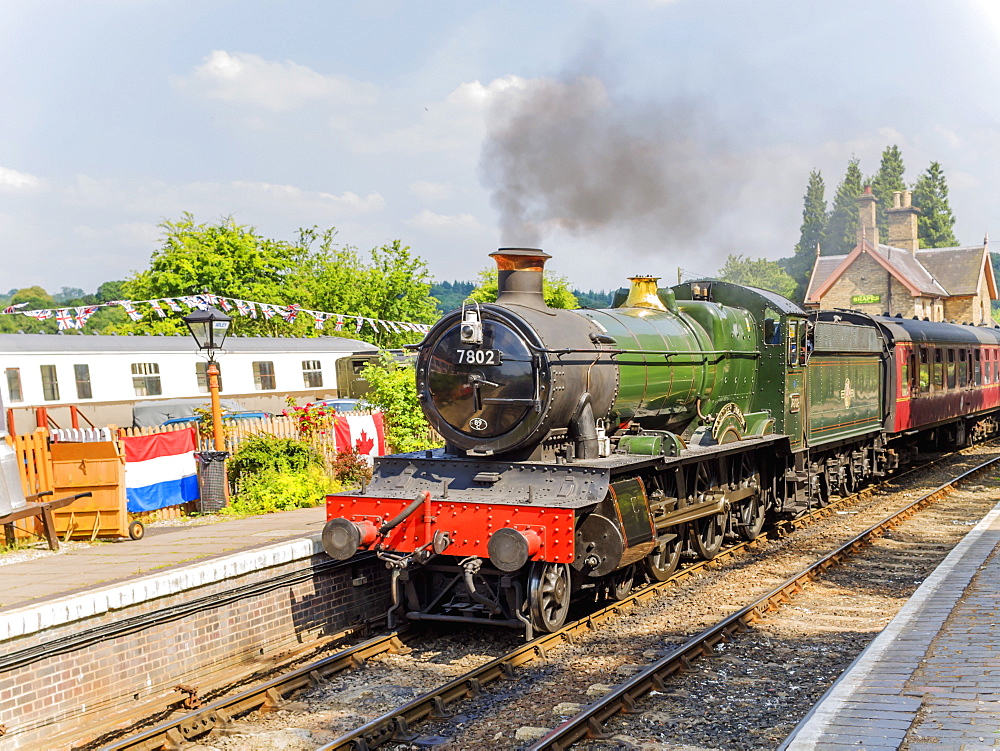 Severn Valley Preserved Steam Railway, Arley Station, Worcestershire, England, United Kingdom, Europe