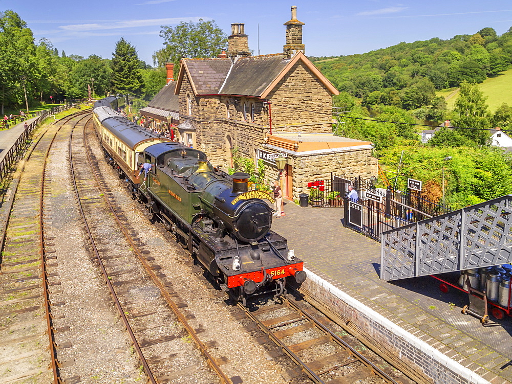 Severn Valley Preserved Steam Railway, Arley Station, Worcestershire, England, United Kingdom, Europe