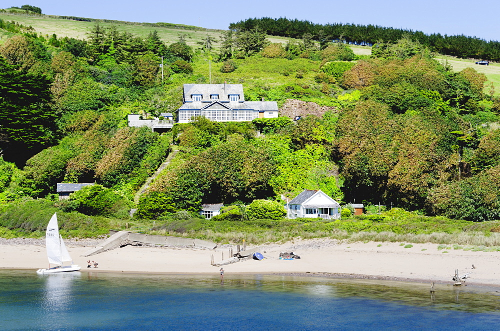 Bantham, Bigbury on Sea, estuary of the River Avon, Devon, England, United Kingdom, Europe