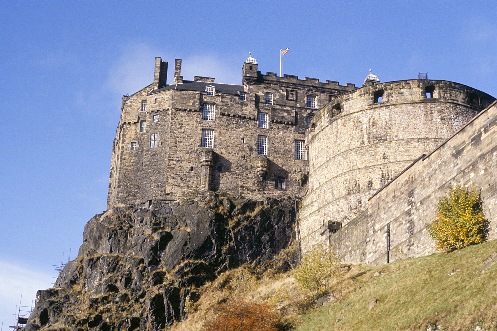 Edinburgh Castle, Edinburgh, Lothian, Scotland, United Kingdom, Europe