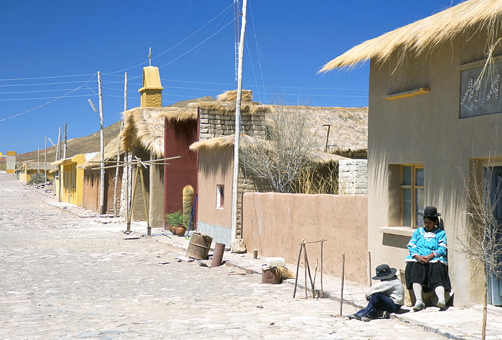 Old mining village of Culpina between Uyuni and Laguna Colorado, Southwest Highlands, Bolivia, South America