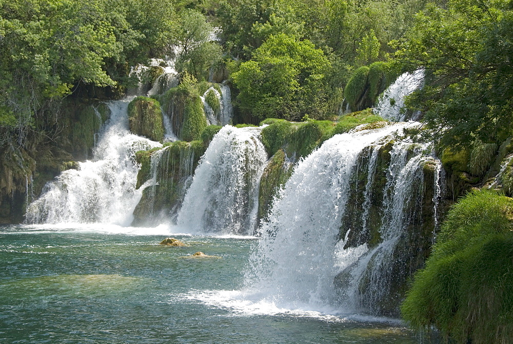 Krka tufa falls, Sibenik, Croatia, Europe