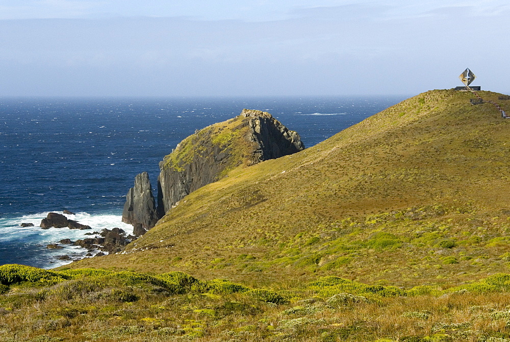 The Albatross Monument at Cape Horn, Isla de Cabo de Hornos, Tierra del Fuego, Chile, South America