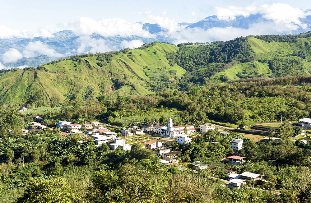 Village of Salati on Zaruma to El Cisne road, in southern highlands, Ecuador, South America