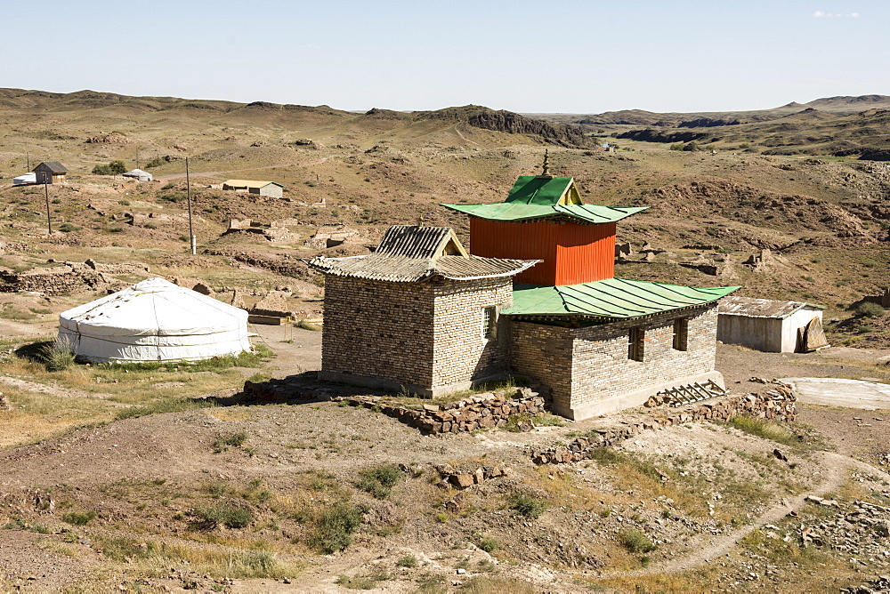 Bari Lam Khild Buddhist Monastery, Ongiin River, Mongolia, Asia