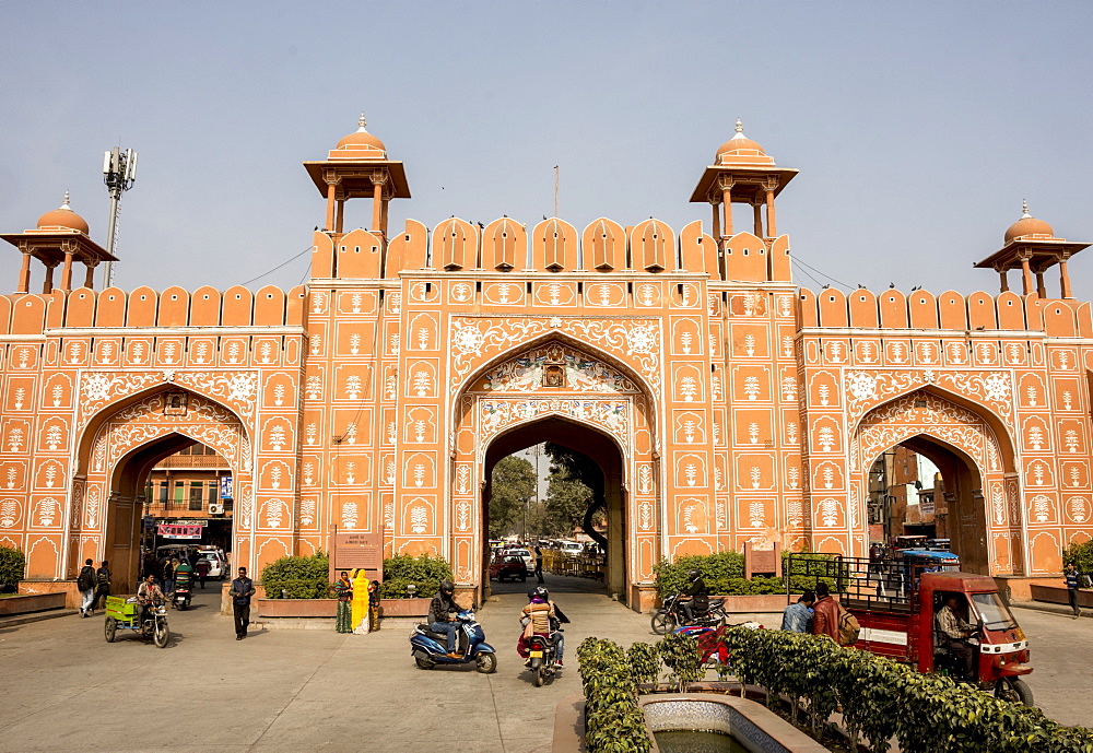 Ajmer Gate, Jaipur, Rajasthan, India, Asia