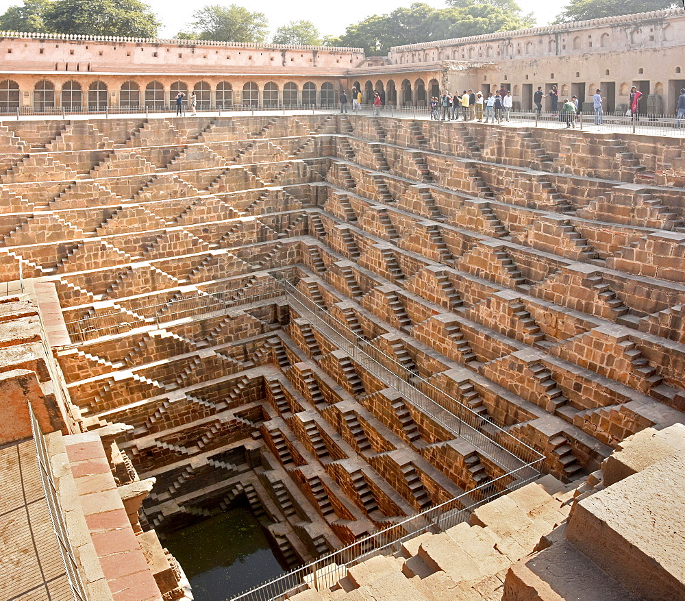 Chand Baori stepwell, Abhaneri, Jaipiur, Rajasthan, India, Asia