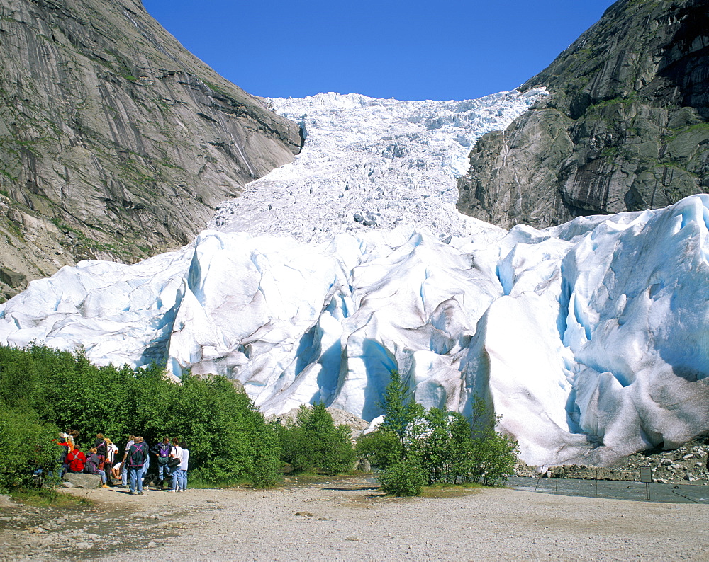 Briksdal glacier, Sogn and Fjordane, Norway, Scandinavia, Europe