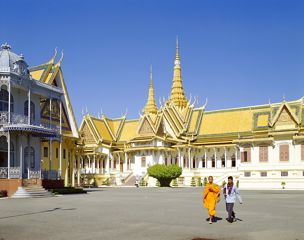 Throne Hall, Royal Palace, Phnom Penh, Cambodia, Indochina, Southeast Asia, Asia