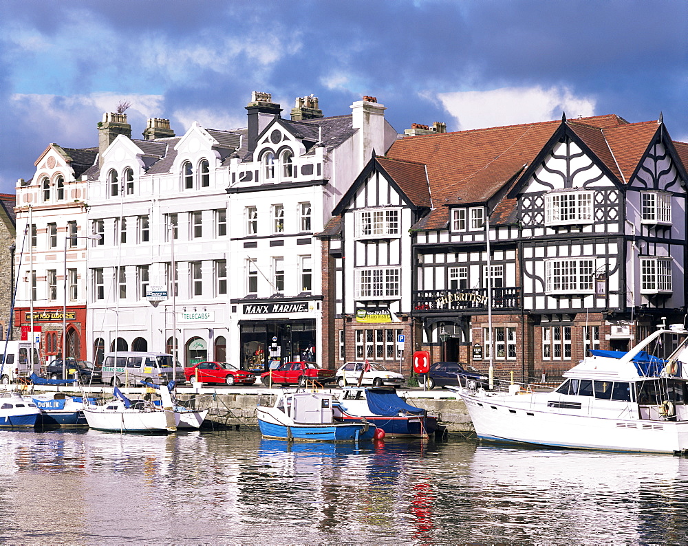 Old harbour, Douglas, Isle of Man, England, United Kingdom, Europe