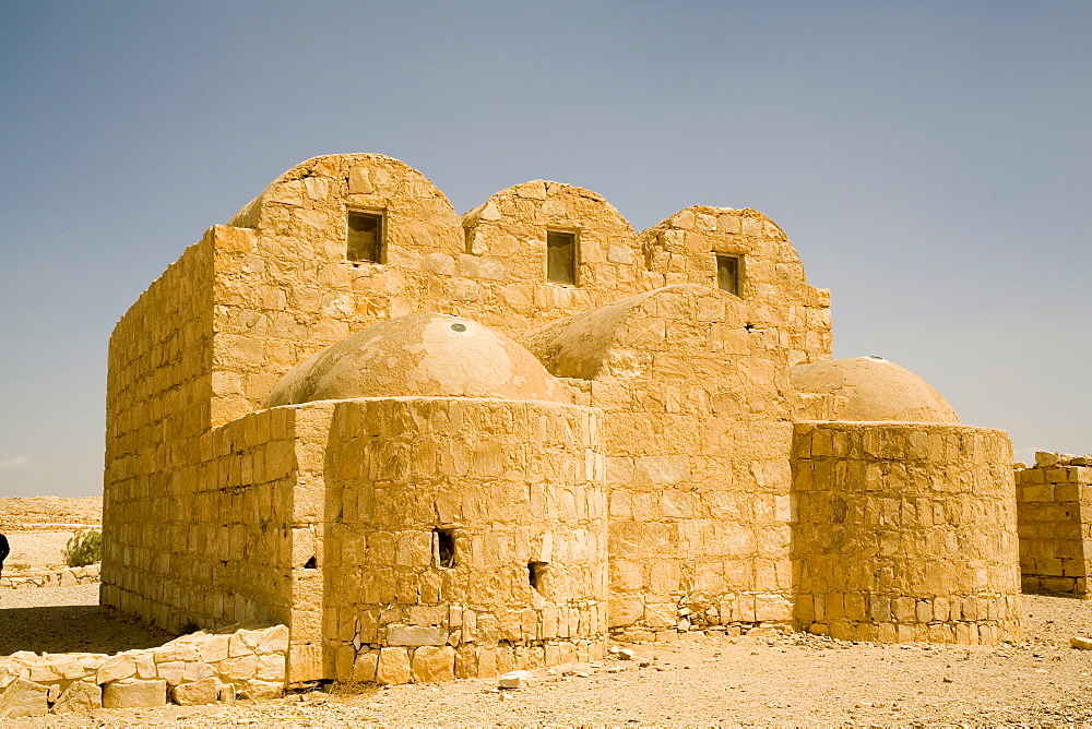 Amra desert fort, UNESCO World Heritage Site, Jordan, Middle East