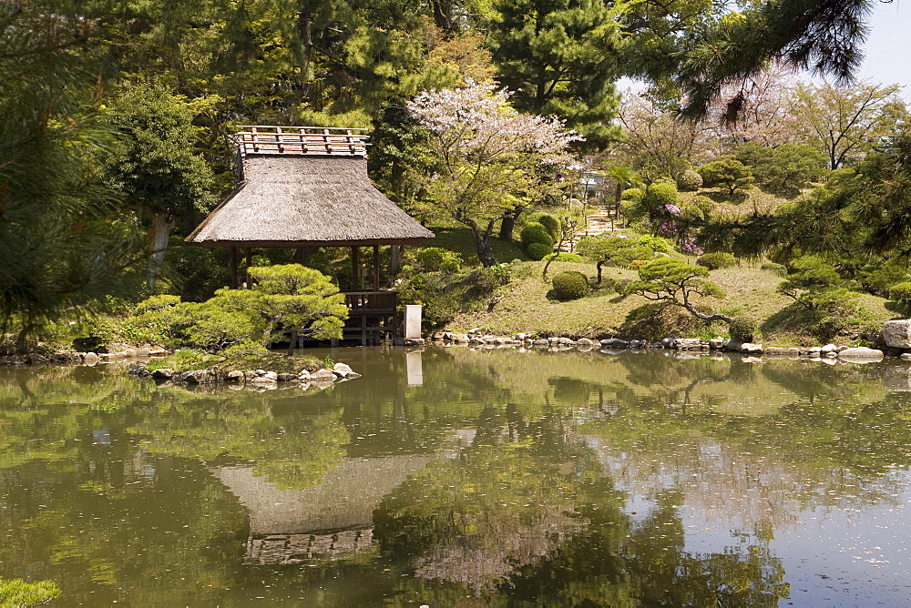 Shukkeien garden, Hiroshima, Japan, Asia