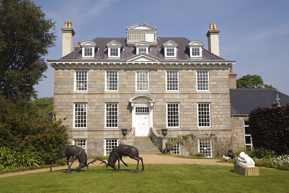 Sausmarez Manor, St. Martins, Guernsey, Channel islands, United Kingdom, Europe