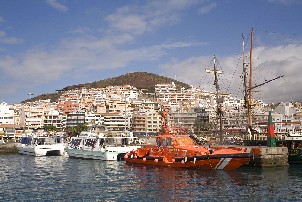 Los Cristianos harbour, Tenerife, Canary Islands, Spain, Atlantic, Europe