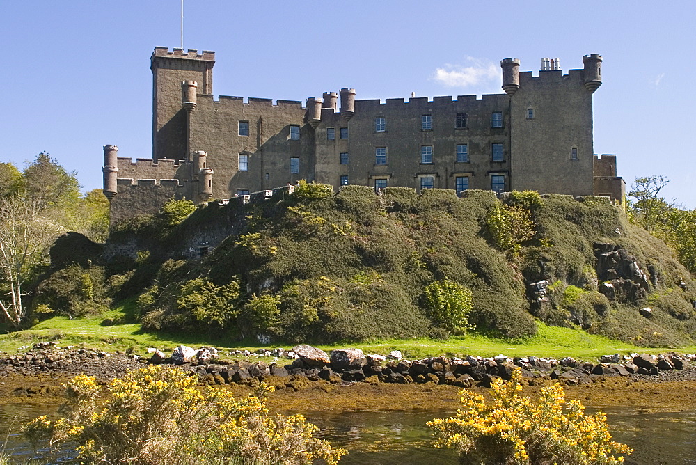 Dunvegan castle, Skye, Inner Hebrides, Scotland, United Kingdom, Europe