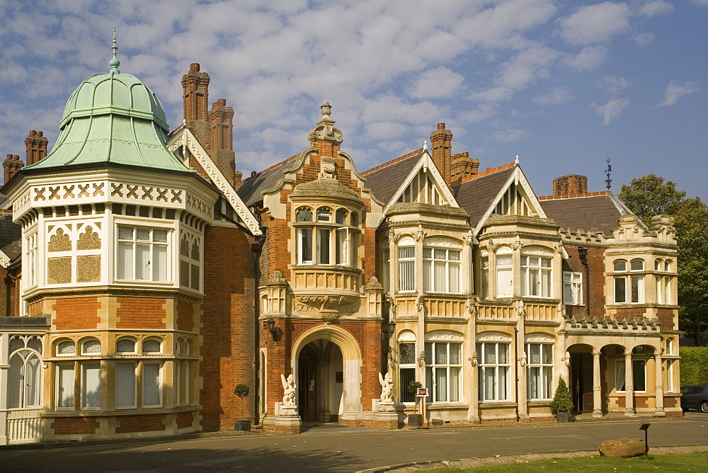 The Mansion, Bletchley Park, the World War II code-breaking centre, Buckinghamshire, England, United Kingdom, Europe