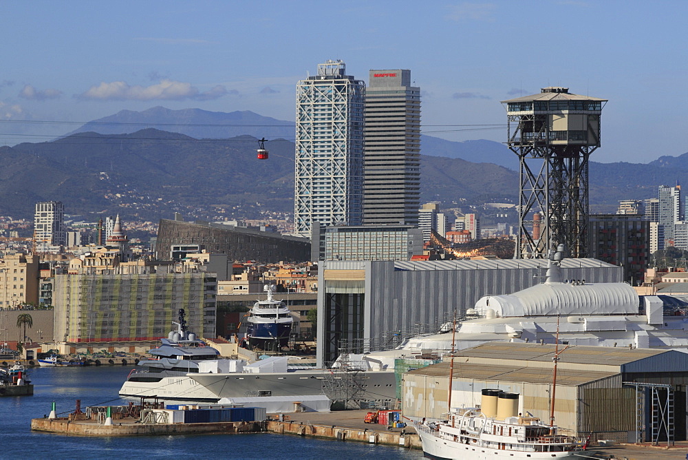 Port and City of Barcelona, Catalunya, Spain, Europe