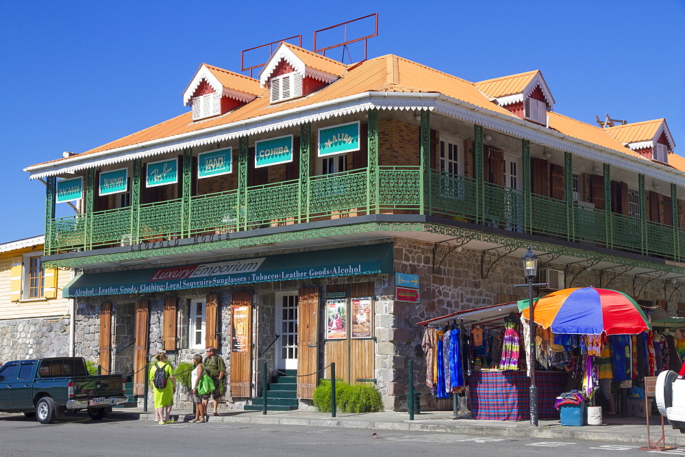 Shop on Dame Eugenia Charles Boulevard, Waterfront, Roseau, Dominica, Windward Islands, West Indies, Caribbean, Central America