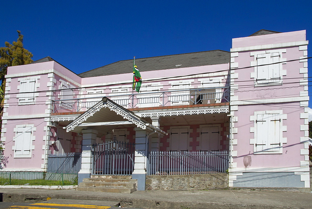 Old Parliament Building, Roseau, Dominica, Windward Islands, West Indies, Caribbean, Central America