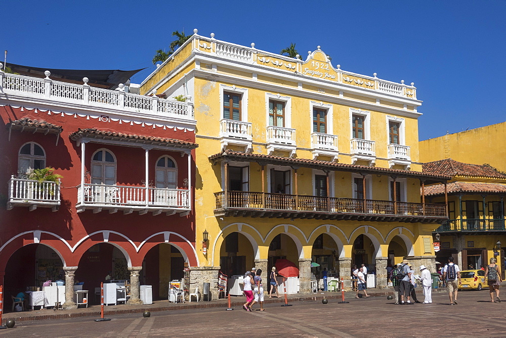 Plaza de los Coches, Cartagena, Colombia, South America