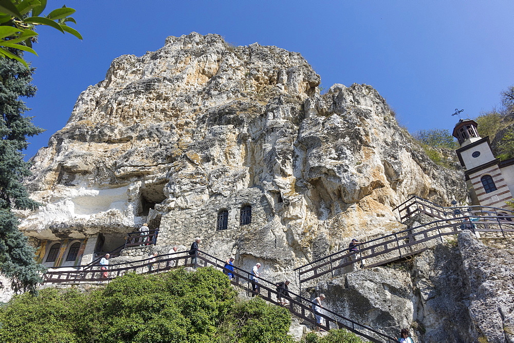 St. Dimitrii Rock Monastery, Basarbovo, Northern Bulgaria, Europe