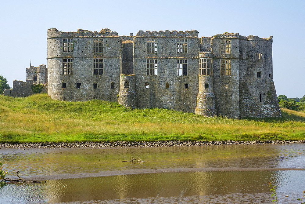 Carew Castle, Pembrokeshire, Wales, United Kingdom, Europe