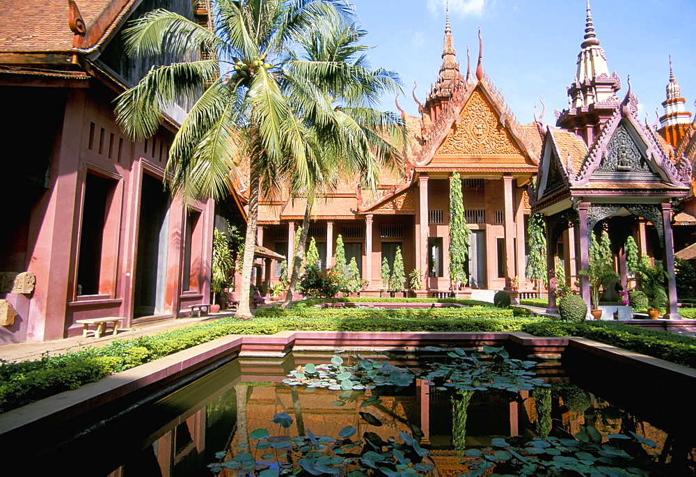 The National Museum, Phnom Penh, Cambodia, Indochina, Southeast Asia, Asia