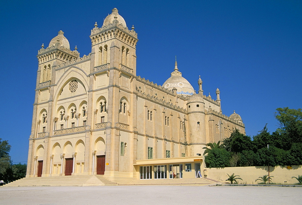 Cathedral of St. Louis, Byrsa Hill, Carthage, Tunisia, North Africa, Africa