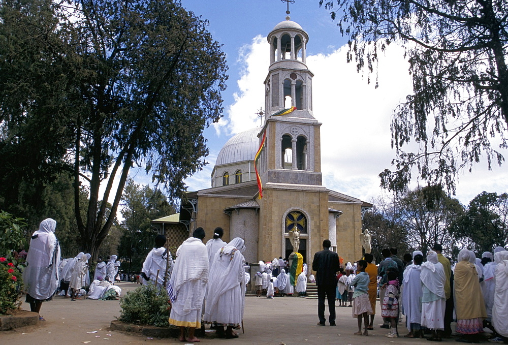 Festival of St. Mary's, St. Mary's church, Addis Ababa, Ethiopia, Africa