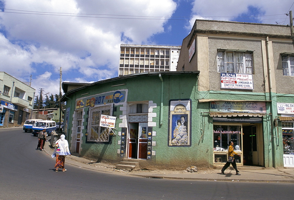 Street scene, Addis Ababa, Ethiopia, Africa