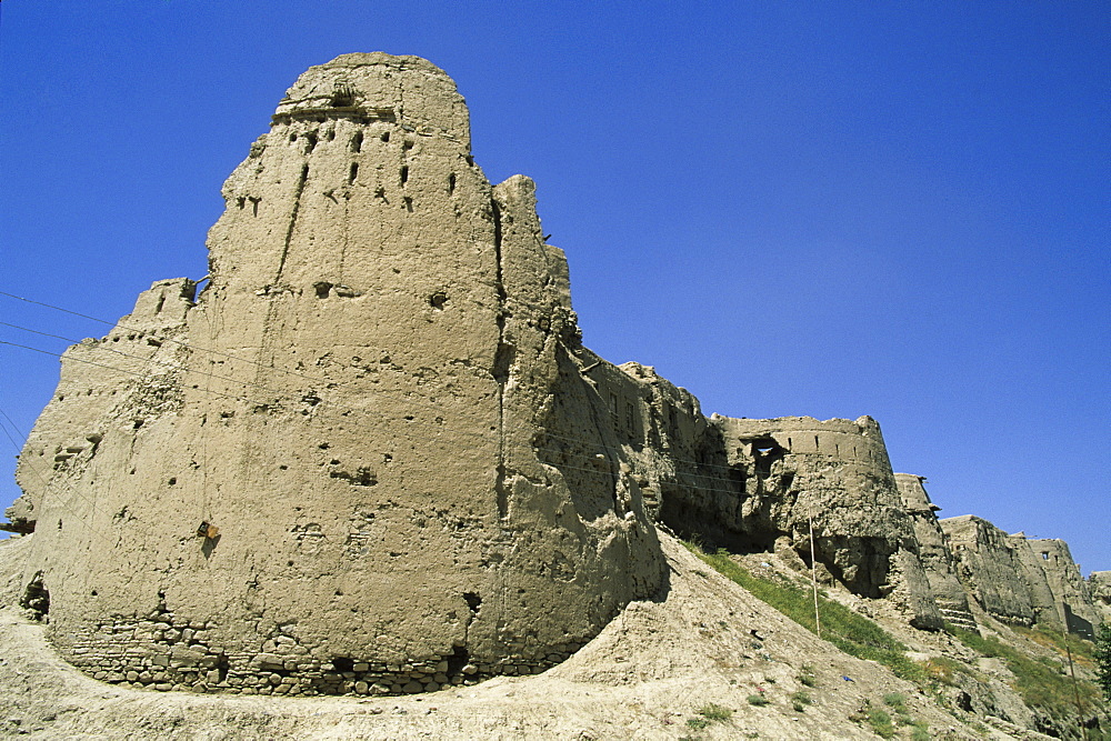 Old city walls of Ghazni, Afghanistan, Asia