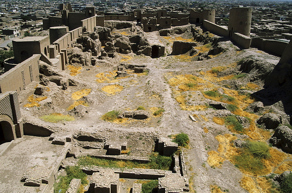 Inside The Citadel (Qala-i-Ikhtiyar-ud-din), originally built by Alexander the Great, but built in its present form by Malik Fakhruddin in 1305 AD, Herat, Afghanistan, Asia