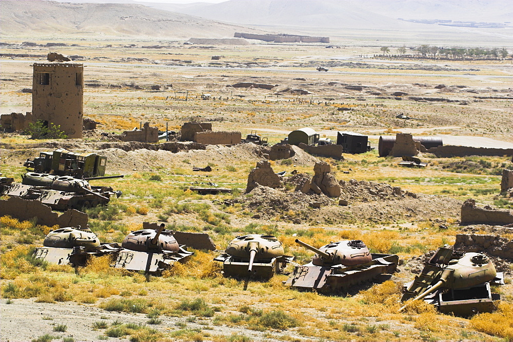 Military graveyard, Ghazni, Afghanistan, Asia